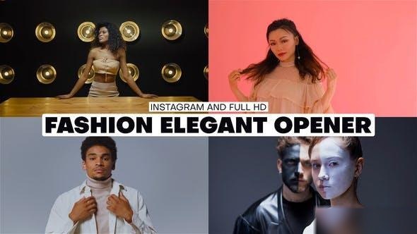 Videohive Fashion Elegant Opener Openers template preview