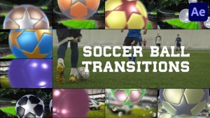 Videohive Soccer Ball Transitions for After Effects Elements template preview