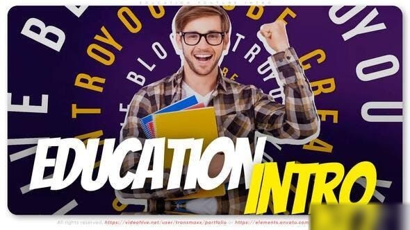 Videohive Education Youtube Intro Openers template preview