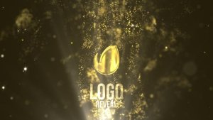 Videohive Fluid Gold Logo Reveal Logo Stings template preview
