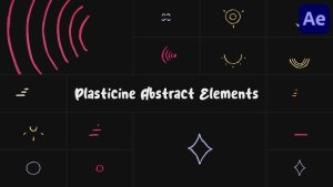Videohive Plasticine Abstract Elements | After Effects 54199184 Elements template preview