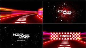 Videohive Race Logo Animation Logo Stings template preview
