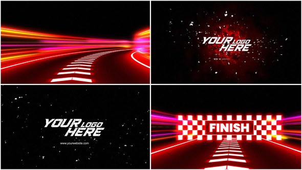Videohive Race Logo Animation Logo Stings template preview