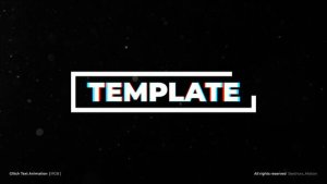 Videohive Glitch Text Animation | After Effects Titles template preview