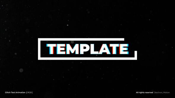 Videohive Glitch Text Animation | After Effects Titles template preview
