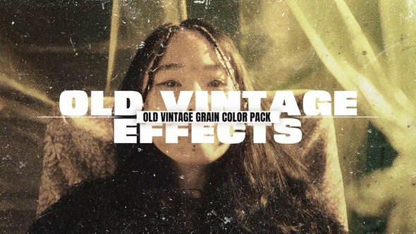 Videohive Old Vintage Grain Color Efects Pack Elements template preview