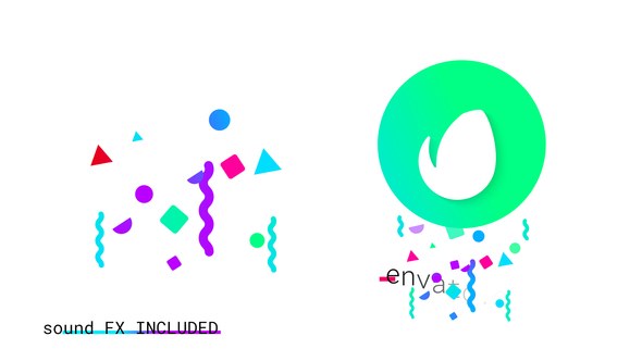 Videohive Colorful Geometric Logo Logo Stings template preview