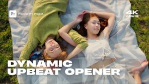 Dynamic Upbeat Opener | MOGRT Premiere Pro template preview