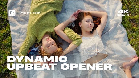 Dynamic Upbeat Opener | MOGRT Premiere Pro template preview