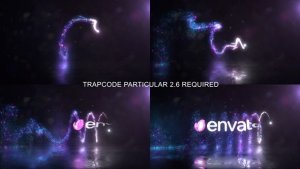 Videohive Glowing Particals Logo Reveal 33 Logo Stings template preview