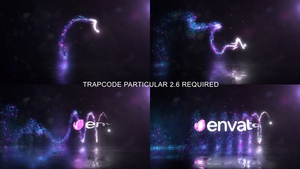 Videohive Glowing Particals Logo Reveal 33 Logo Stings template preview