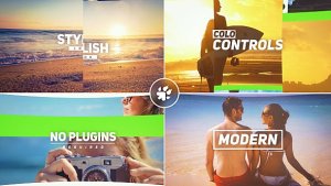 Simple Opener Video Displays template preview