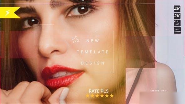 Videohive Fashion Style Mosaic Openers template preview