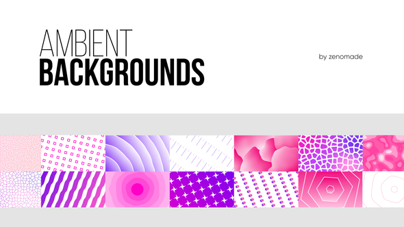 Videohive Ambient Backgrounds Elements template preview