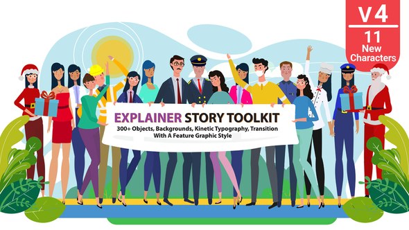 Videohive Story Maker Explainer Toolkit v3 Product Promo template preview