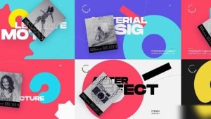 Videohive Material Opener 2 in 1 Openers template preview
