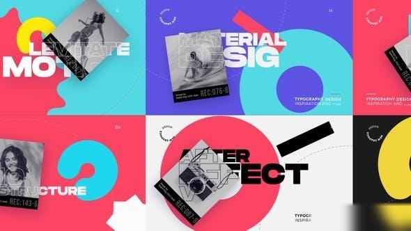 Videohive Material Opener 2 in 1 Openers template preview