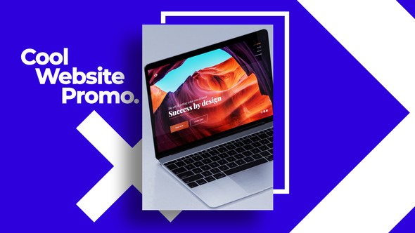 Cool Web Promo Video Displays template preview