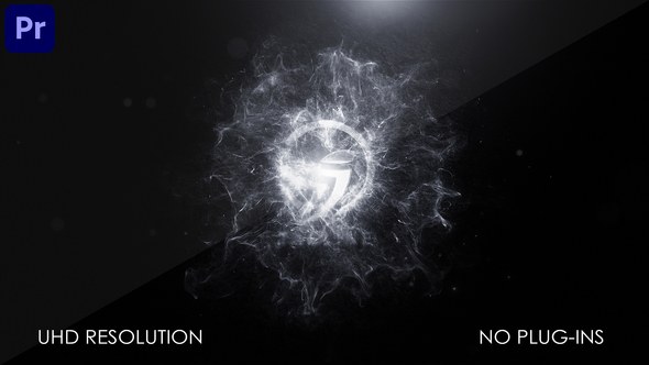 Particle Explosion Intro Premiere Pro template preview