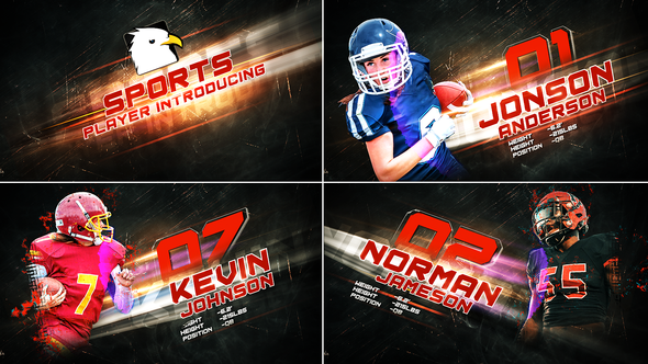 Videohive Sport Team Intro | Player Introducing Openers template preview