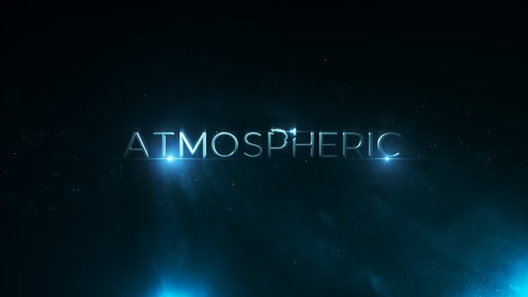 Videohive Atmospheric Particles Titles Titles template preview