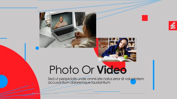 Videohive Online Education Promo 54417283 Video Displays template preview