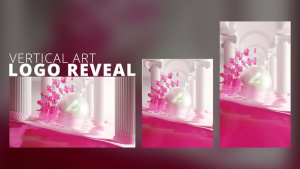 Videohive Vertical Art Logo Reveal Logo Stings template preview