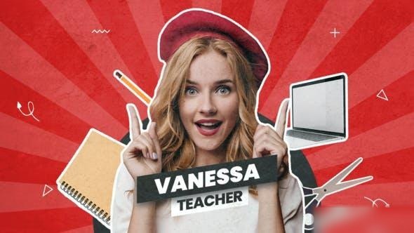 Videohive Colorful Blog Opener 37679234 Openers template preview