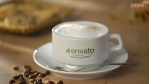 Videohive Coffee Cappuccino Mockup Logo Opener Product Promo template preview
