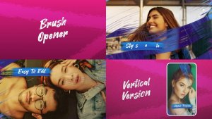 Videohive Modern Brush Onener Openers template preview
