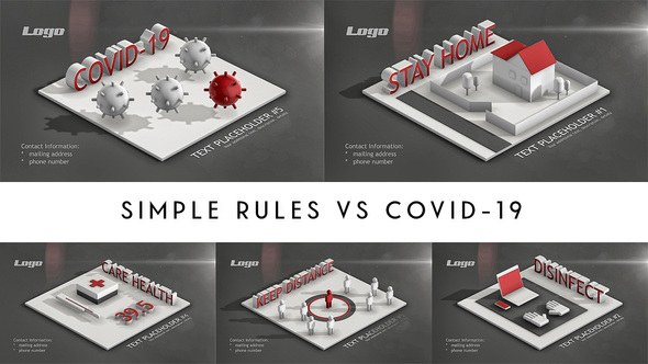 Videohive Anti COVID-19 Elements template preview