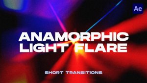 Videohive Anamorphic Light Flare Transitions | After Effects Elements template preview