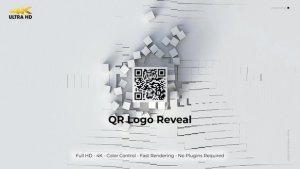 Videohive QR Logo Reveal Logo Stings template preview