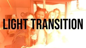Cinematic Light Transition Video Displays template preview