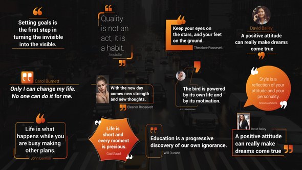 Videohive Modern Creative Quotes Elements template preview