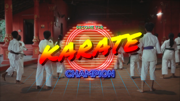 Videohive 80's Retro Title Opener 52359115 Titles template preview