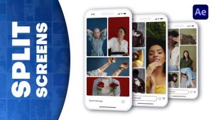 Videohive Dynamic Vertical Transitions Elements template preview