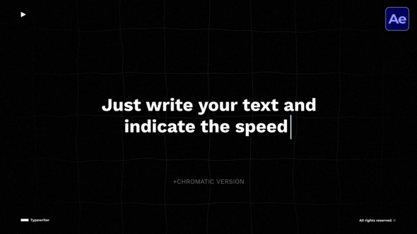 Videohive Typewriter  AE 59879918 Titles template preview