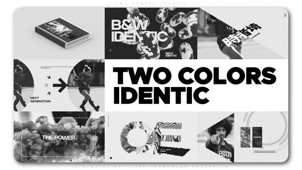 Videohive Two Colors Identic Openers template preview