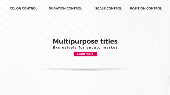 Motion Titles Video Displays template preview