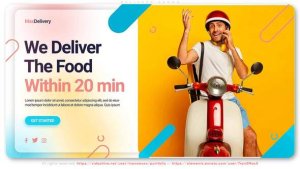 Videohive Logistic Delivery Service Promo Product Promo template preview