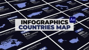 Videohive Infographics Countries Infographics template preview
