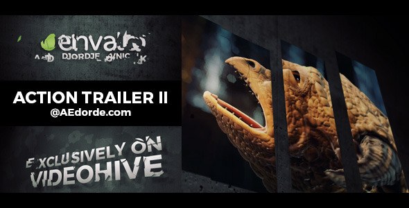 Videohive Action Trailer II Video Displays template preview