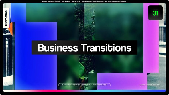 Videohive Business Transitions 47575971 Elements template preview