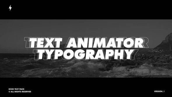 Videohive Echo Titles | After Effects Titles template preview