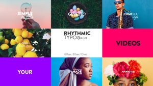 Videohive Rhythmic Typo Opener Openers template preview