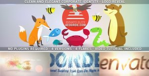 Videohive Clean and Elegant Corporate Identity Logo Stings template preview