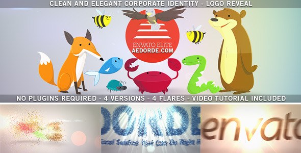 Videohive Clean and Elegant Corporate Identity Logo Stings template preview