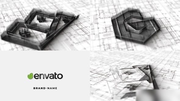 Videohive Architectural Intro Logo Logo Stings template preview