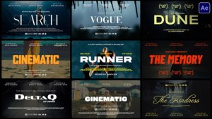 Videohive Cinematic Titles 60409029 Titles template preview
